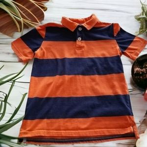 Arizona jean co polo style tee shirt, 8/S org/blu